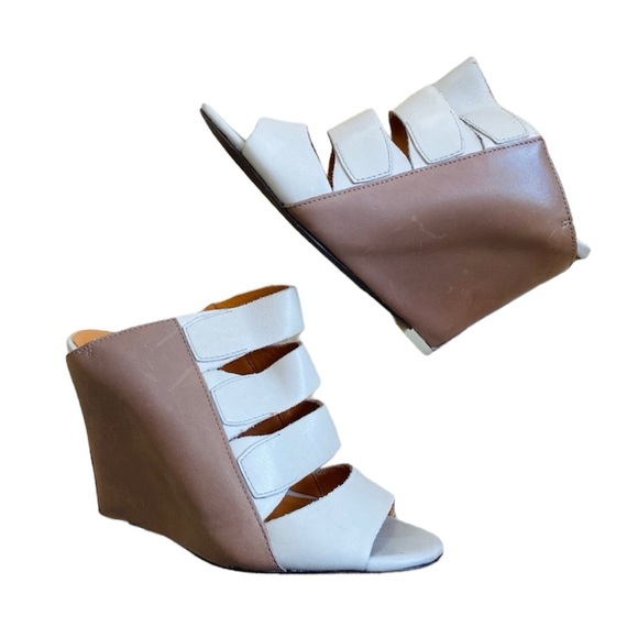 Rebecca Minkoff Shoes - Rebecca Minkoff wedge strappy leather sandal